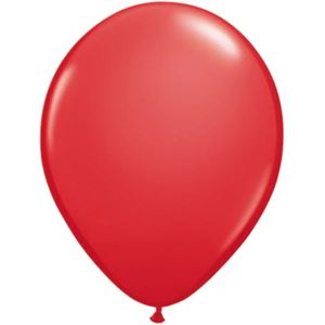 Ballonnen robijn rood metallic 30cm