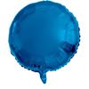 Folieballon Rond Blauw - 45 cm