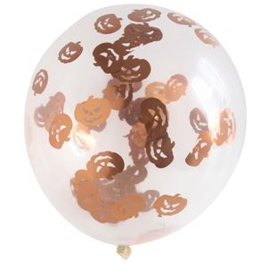 Ballonnen met Pompoen Confetti 30cm