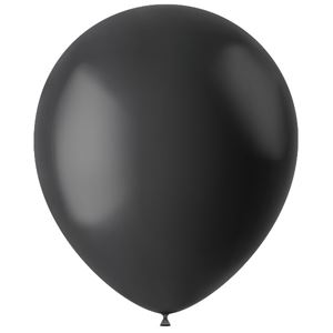 Ballonnen Midnight Black Mat 33cm