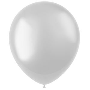 Ballonnen Radiant Pearl White Metallic 33cm