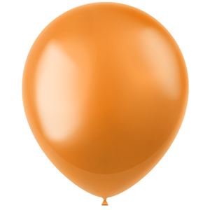 Ballonnen Radiant Marigold Orange Metallic 33cm
