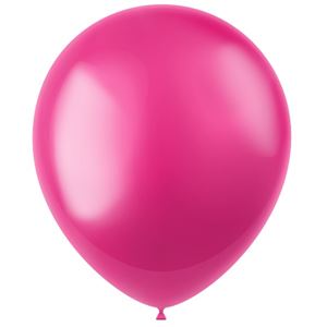Ballonnen Radiant Fuchsia Pink Metallic 33cm