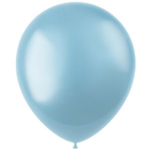  Ballonnen Radiant Sky Blue Metallic 33cm 