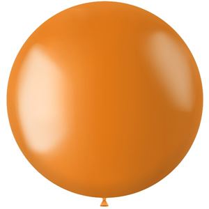  Ballon XL Radiant Marigold Orange Metallic 78 cm