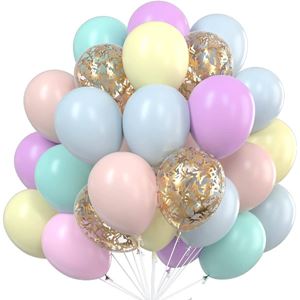Ballonnen Tros Pastel Kleuren Combi | 50 Stuks