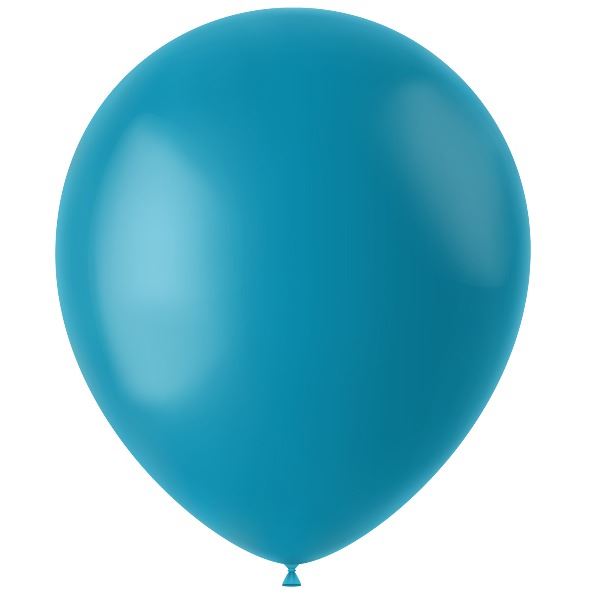 Ballonnen Calm Turquoise Mat 33cm 