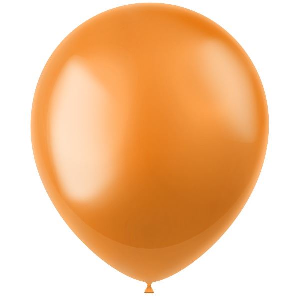 Ballonnen Radiant Marigold Orange Metallic 33cm