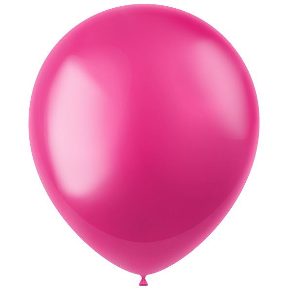 Ballonnen Radiant Fuchsia Pink Metallic 33cm