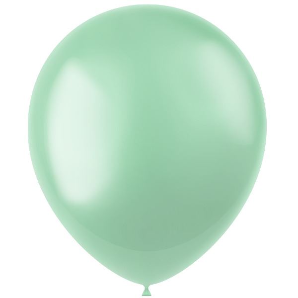 Ballonnen Radiant Minty Green Metallic 33cm