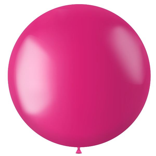 Ballon XL Radiant Fuchsia Pink Metallic 78 cm