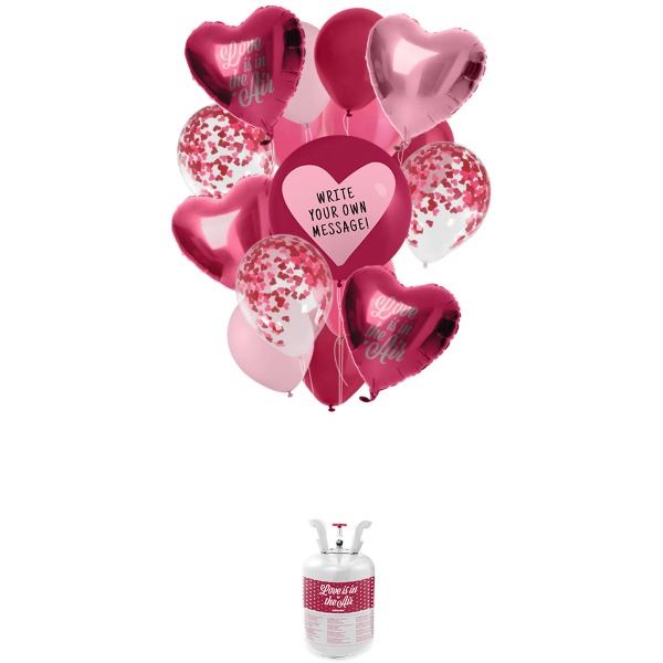 Valentijn Ballonnenset | Inclusief Helium