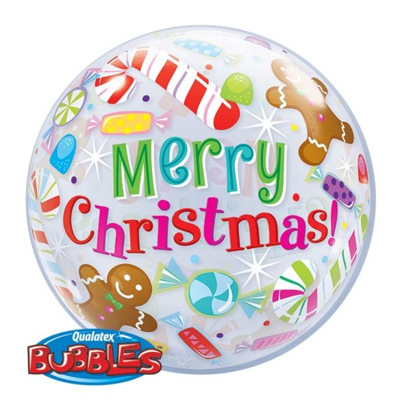 Kerstmis Ballon 'Merry Christmas!' | 56 cm