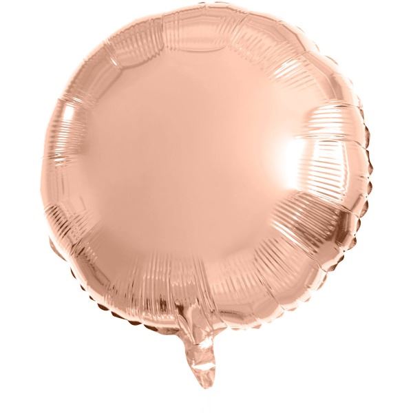 Folieballon Rond Roségoud - 45 cm
